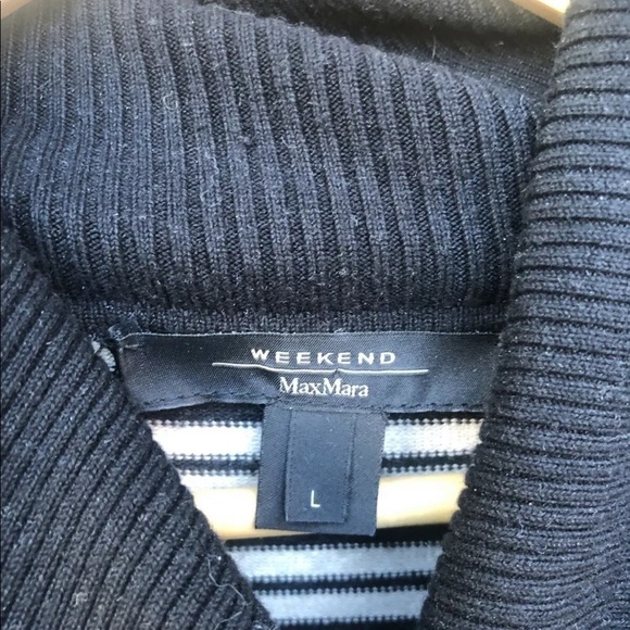 MaxMara Weekend Striped Midi Knitted Dress L - Picture 2 of 5